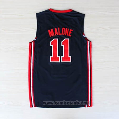 Camiseta USA 1992 Karl Malone #11 Negro